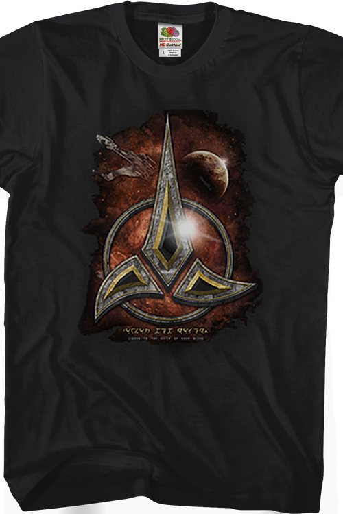 Klingon Crest Star Trek The Next Generation T-Shirtmain product image