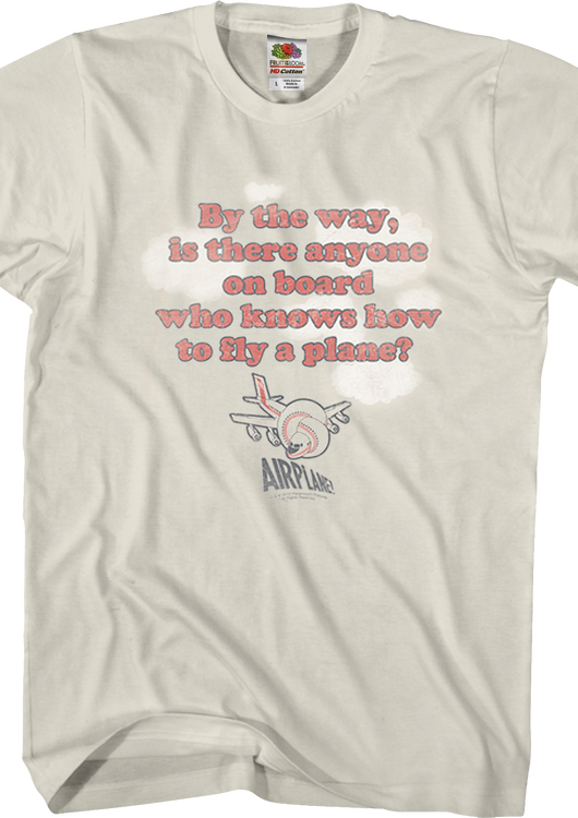 Knows How To Fly Airplane T-Shirt - main product image