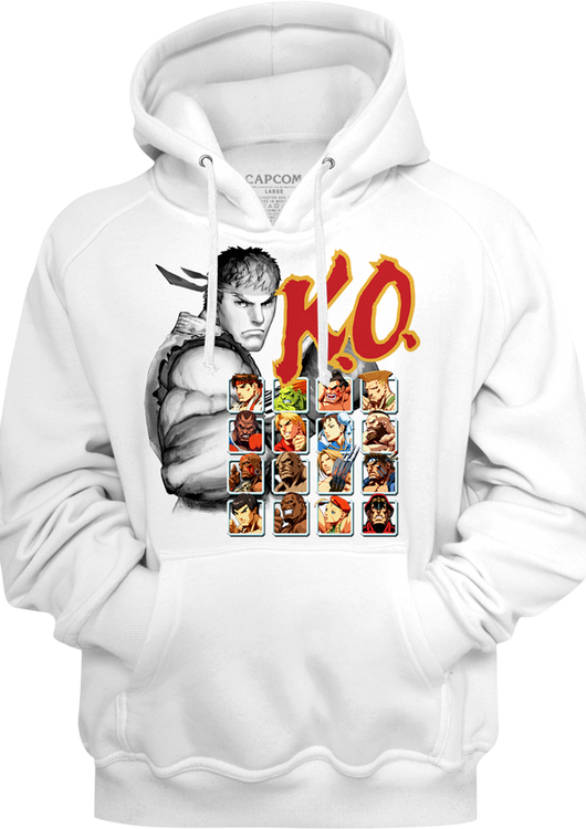 KO Street Fighter Hoodie - main product image