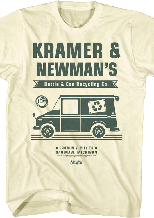 Kramer and Newman's Recycling Co. Seinfeld T-Shirt - main product image
