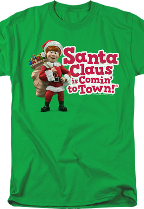 Kris Kringle Santa Claus Is Comin' To Town T-Shirt