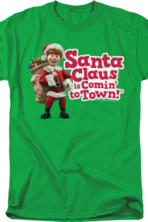 Kris Kringle Santa Claus Is Comin' To Town T-Shirt - main product image