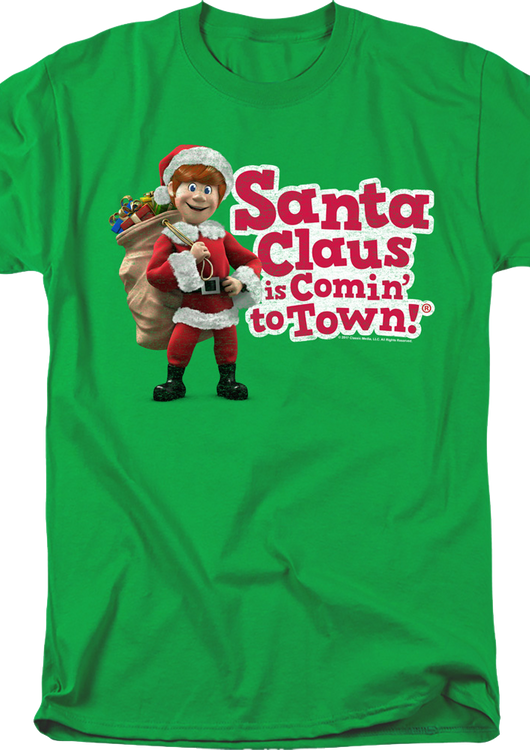 Kris Kringle Santa Claus Is Comin' To Town T-Shirt - main product image