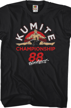 Kumite Championship Bloodsport T-Shirt
