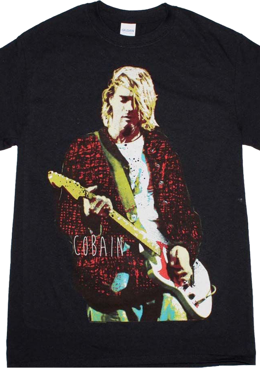 Kurt Cobain Photo Nirvana T-Shirt - main product image