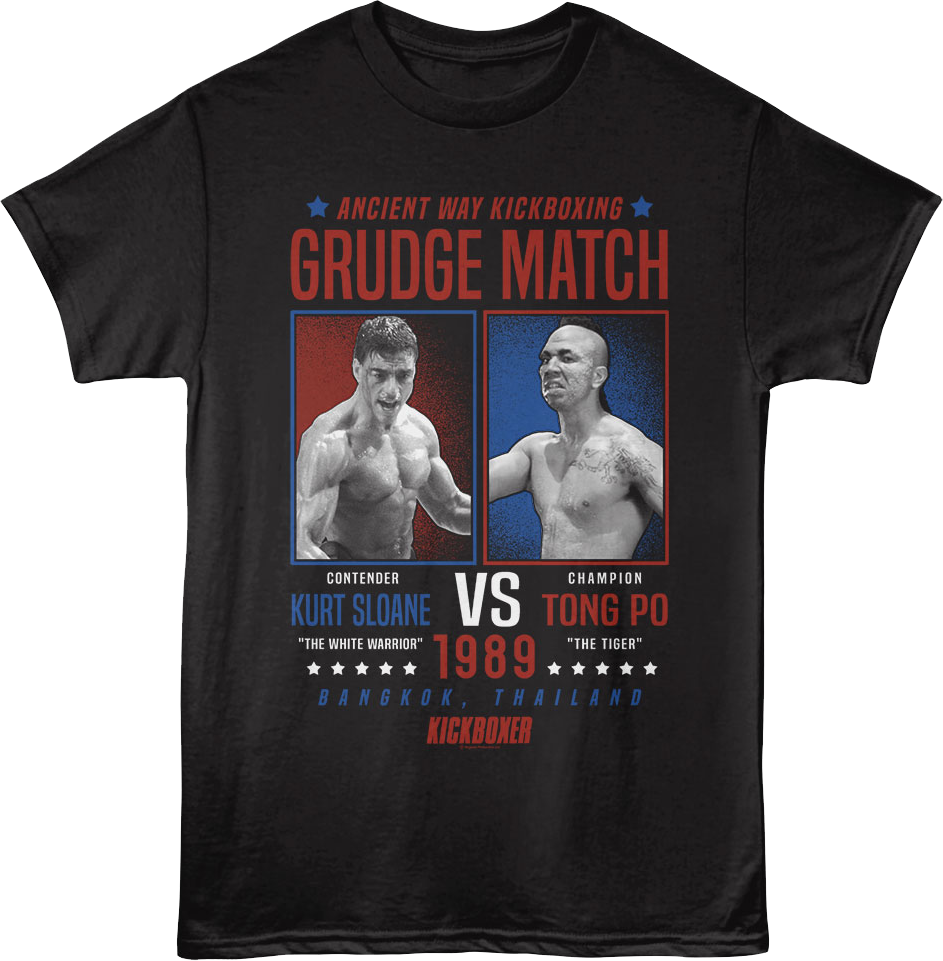 Kurt Sloane vs. Tong Po Kickboxer T-Shirt, image size:943x961