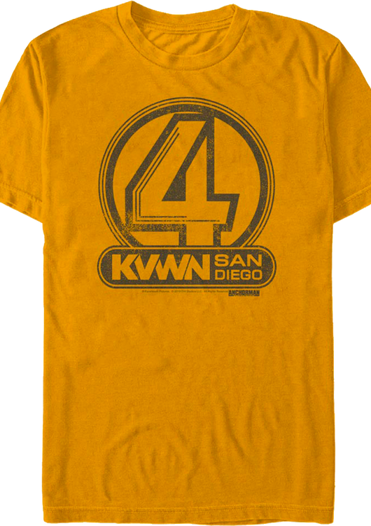 KVWN Channel 4 Anchorman T-Shirt - main product image