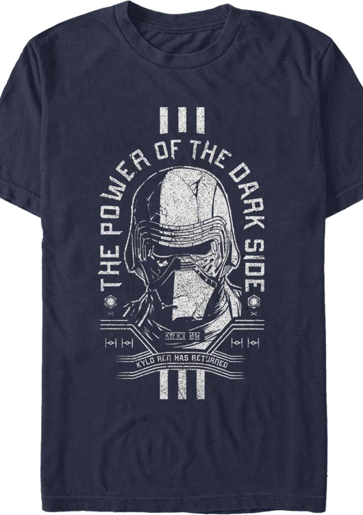 Kylo Ren The Dark Side Of The Force Star Wars T-Shirt - main product image