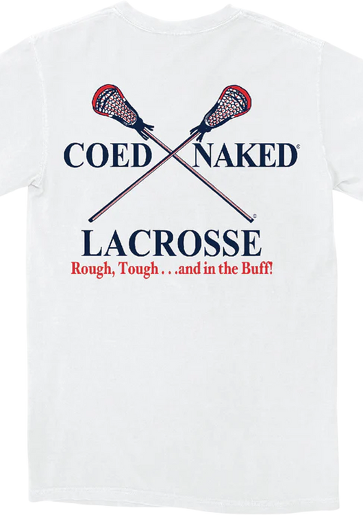 Lacrosse Coed Naked T-Shirt - main product image