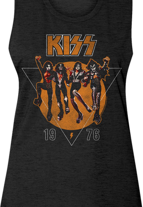 Ladies 1976 KISS Sleeveless Crewneck Shirt