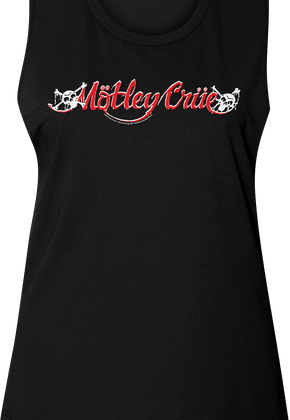 Ladies 1989-1994 Logo Motley Crue Muscle Tank Top