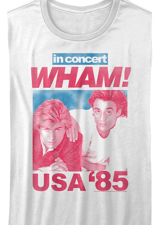 Womens '85 USA Concert Wham Shirt - main product image