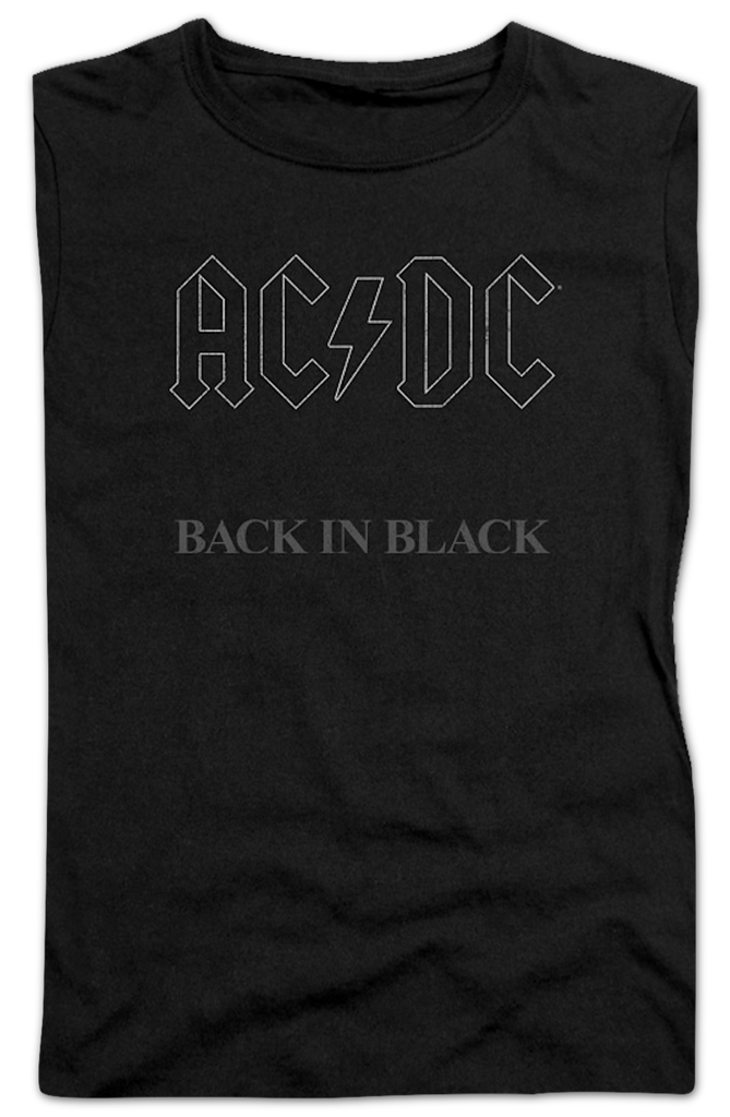 Ladies ACDC Back In Black Shirt