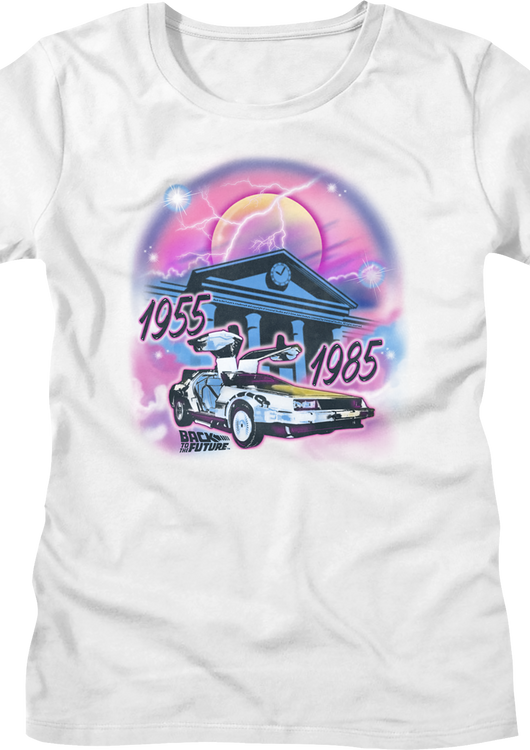Womens Airbrush Back To The Future Shirt - main product image