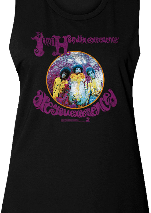 Ladies Are You Experienced Jimi Hendrix Experience Muscle Tank Top - main product image