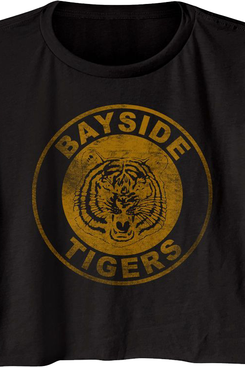 Ladies Bayside Tigers Logo Saved By The Bell Crop Topmain product image
