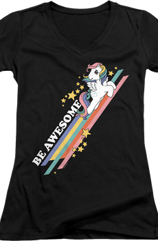 Ladies Be Awesome My Little Pony V-Neck Shirt