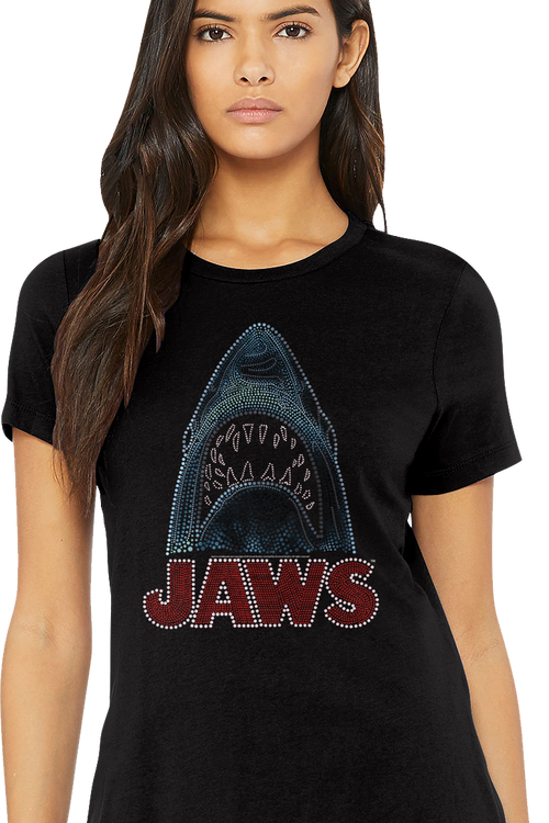 Womens Bedazzled Jaws Shirtmain product image