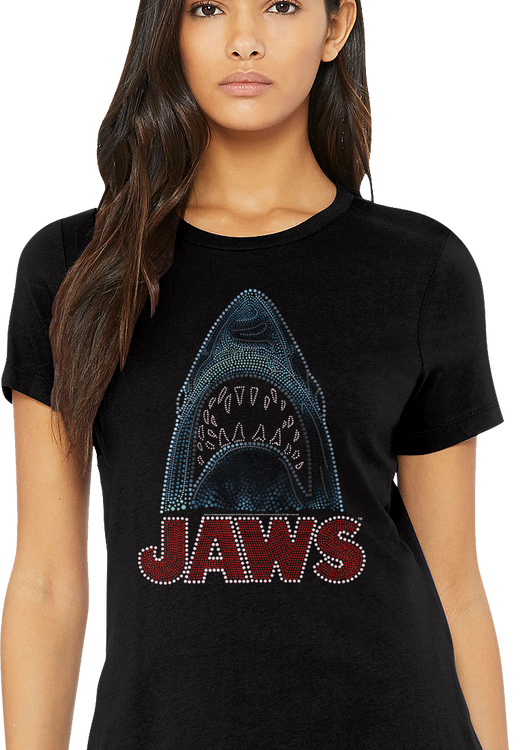 Womens Bedazzled Jaws Shirt - main product image