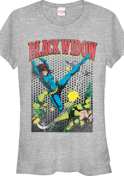 Ladies Black Widow Kick T-Shirt - main product image