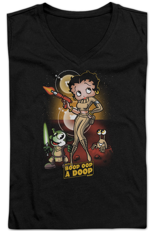 Ladies Boop Oop A Doop Wars Betty Boop V-Neck Shirtmain product image