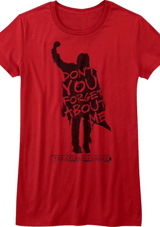 Womens Breakfast Club Don't You Forget About Me Shirt - main product image
