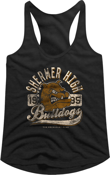 Ladies Bulldogs Breakfast Club Racerback Tank Top - main product image