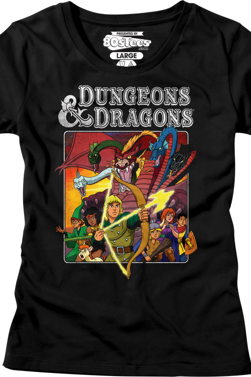 Womens Cartoon Characters Dungeons & Dragons Shirtmain product image