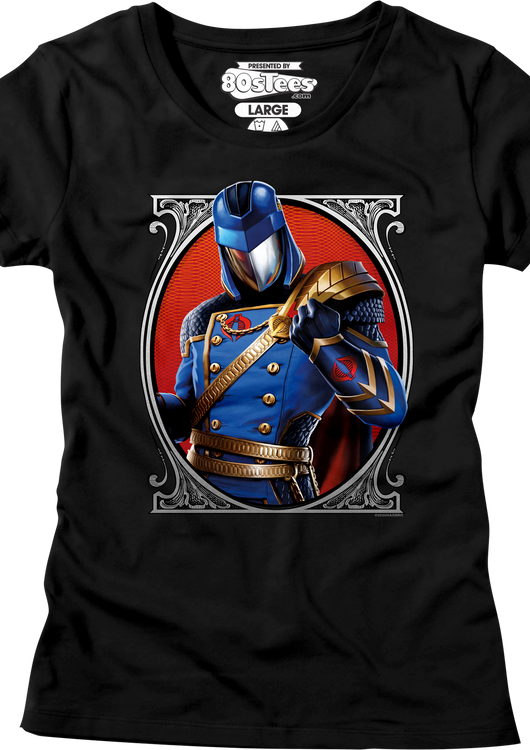 Womens Cobra Commander Classic Pose GI Joe Shirt - main product image