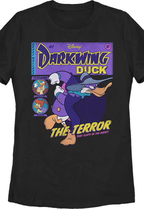 Womens Comic Book Cover Darkwing Duck Shirt