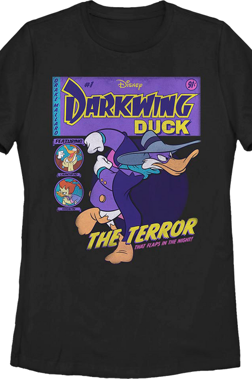 Womens Comic Book Cover Darkwing Duck Shirtmain product image