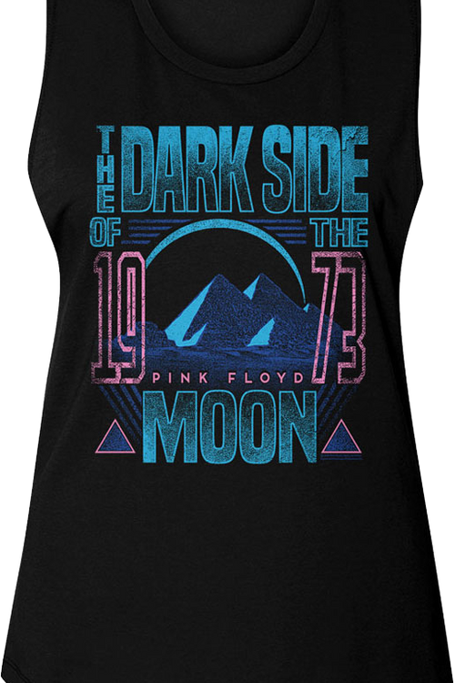 Ladies Dark Side of the Moon 1973 Pink Floyd Muscle Tank Topmain product image