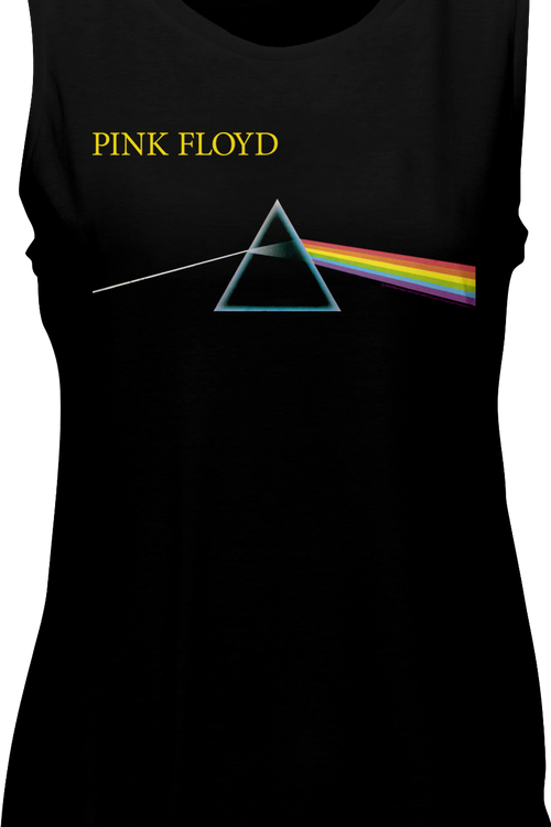 Ladies Dark Side of the Moon Pink Floyd Muscle Tank Topmain product image