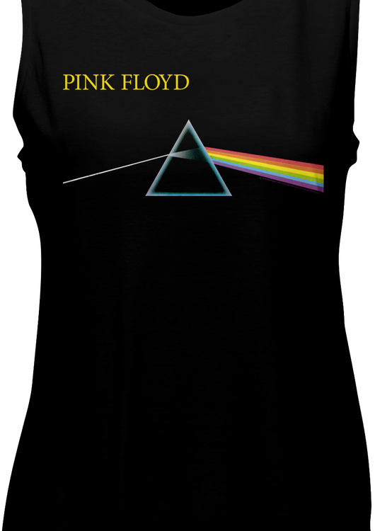 Ladies Dark Side of the Moon Pink Floyd Muscle Tank Top - main product image