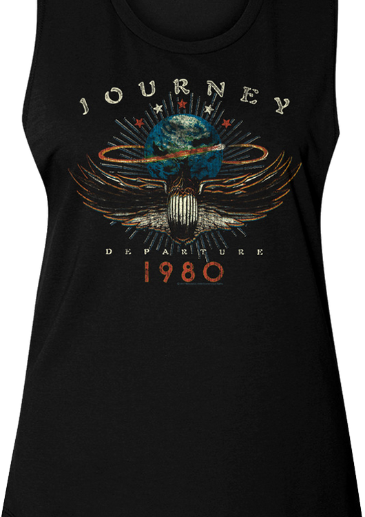 Ladies Departure Journey Muscle Tank Top - main product image