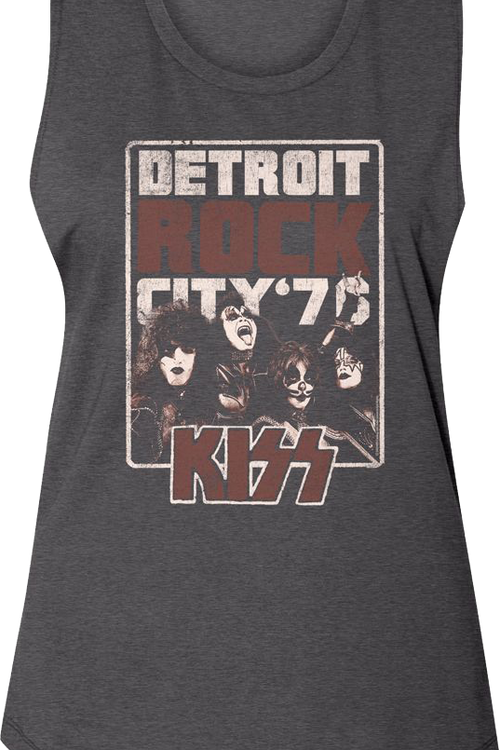 Ladies Detroit Rock City KISS Muscle Tank Topmain product image