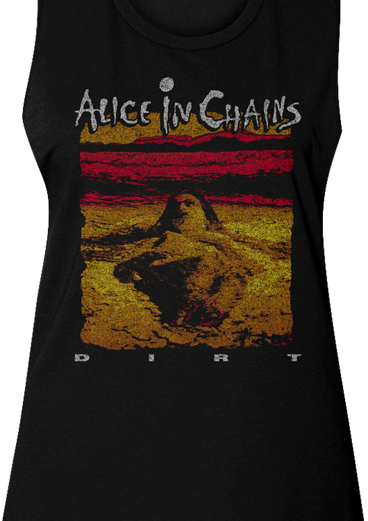 Ladies Dirt Alice In Chains Muscle Tank Top - main product image
