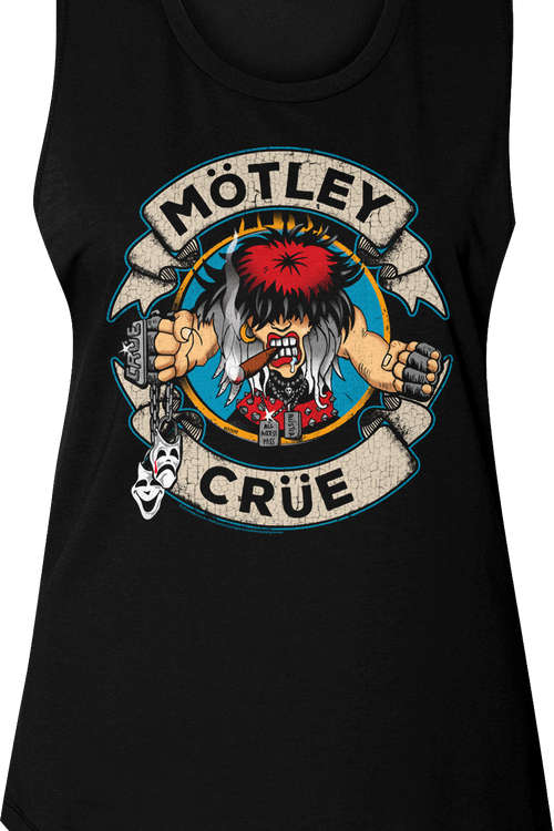 Original Ladies Distressed Allister Fiend Motley Crue Muscle Tank Topmain product image