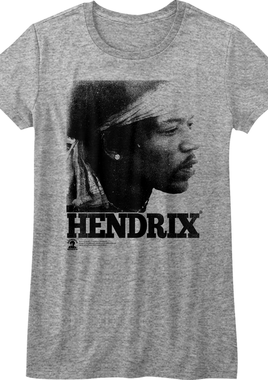 Womens Distressed Jimi Hendrix Shirt - main product image