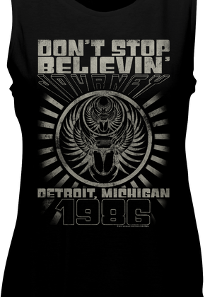 Ladies Don't Stop Believin' Journey Muscle Tank Top