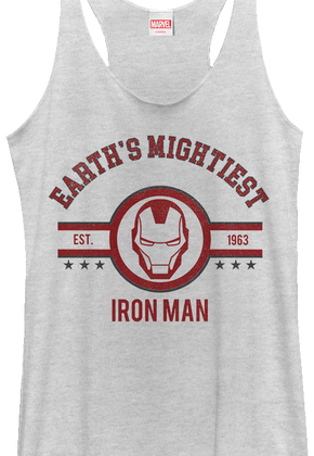 Ladies Earth's Mightiest Iron Man Tank Top
