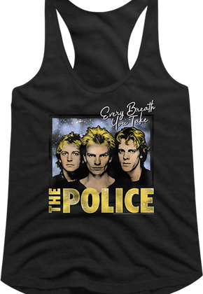 Ladies Every Breath You Take The Police Racerback Tank Top