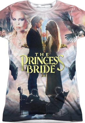 Ladies Fairy Tale Collage Princess Bride Shirt