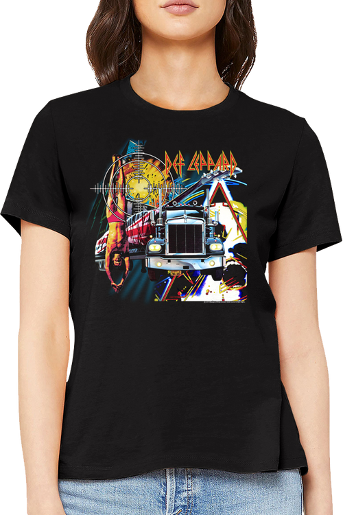 Womens First Four Collage Def Leppard Shirtmain product image