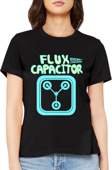 Ladies Flux Capacitor Back To The Future Shirt