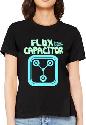 Ladies Flux Capacitor Back To The Future Shirt