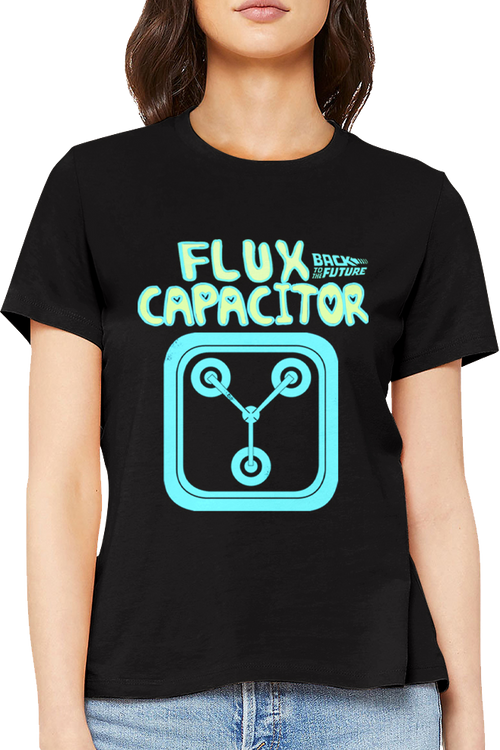 Ladies Flux Capacitor Back To The Future Shirtmain product image