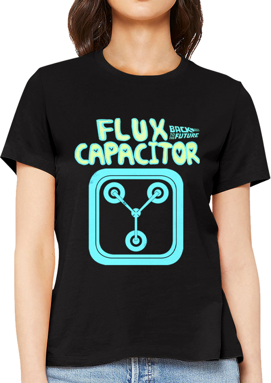 Ladies Flux Capacitor Back To The Future Shirt - main product image