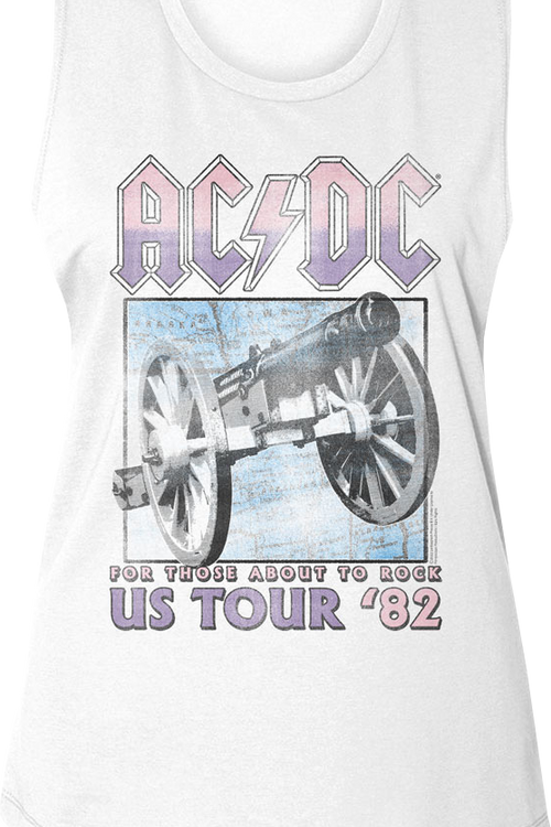 Ladies For Those About To Rock US Tour '82 ACDC Muscle Tank Topmain product image
