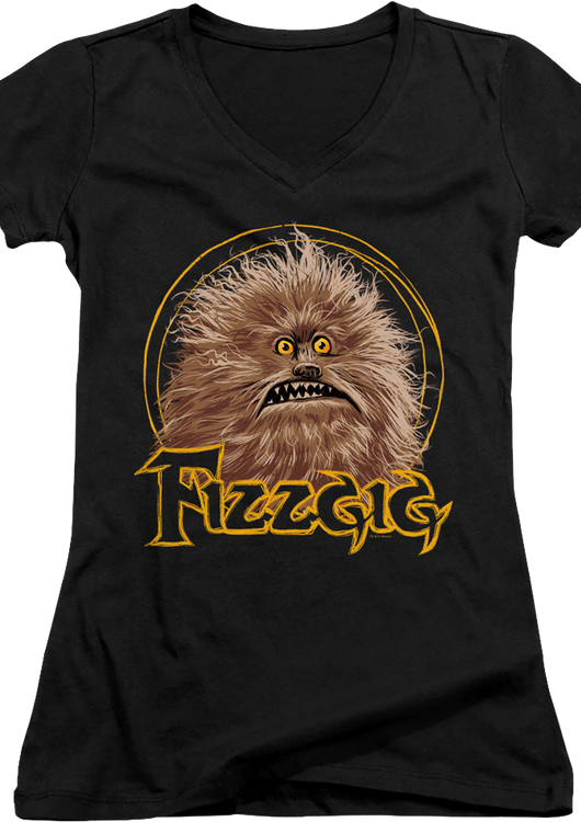 Ladies Friendly Monster Fizzgig Dark Crystal V-Neck Shirt - main product image